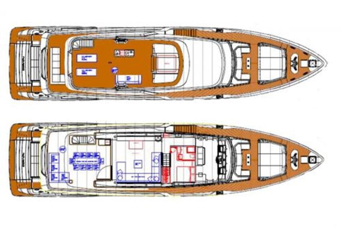 diagram aboard DECEMBER SIX Yacht for Sale