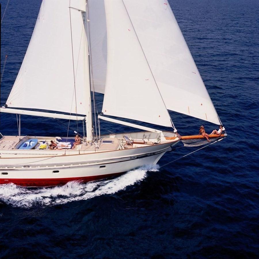 a sailboat on the water aboard TIGERLILY OF CORNWALL Yacht for Sale