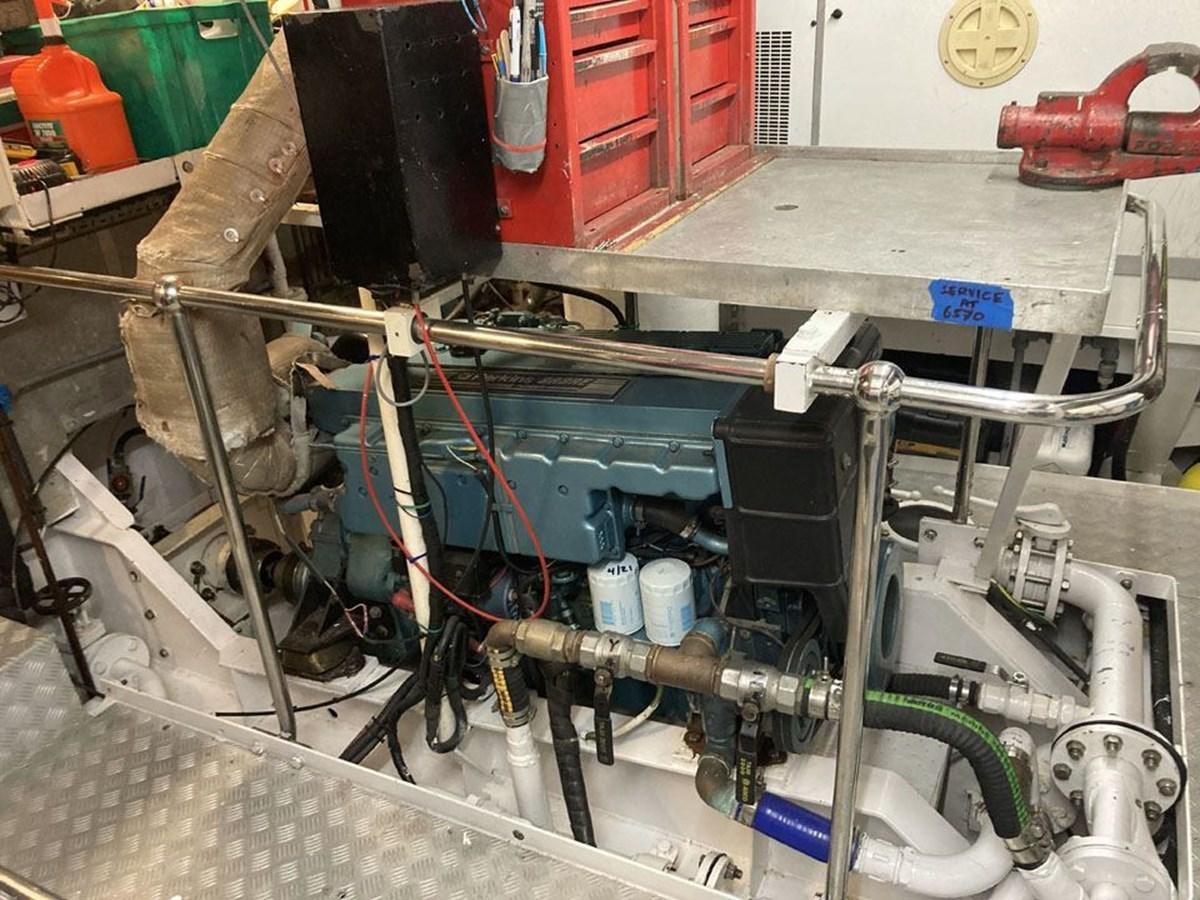 a machine with wires aboard TIGERLILY OF CORNWALL Yacht for Sale