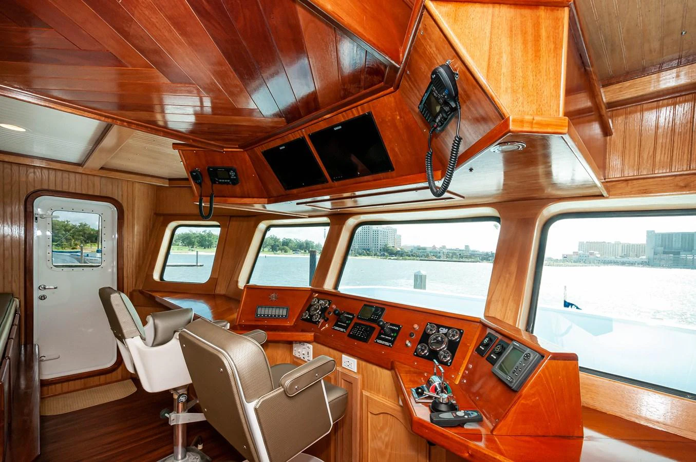 inside of a cabin aboard LE COLBY JEAN Yacht for Sale