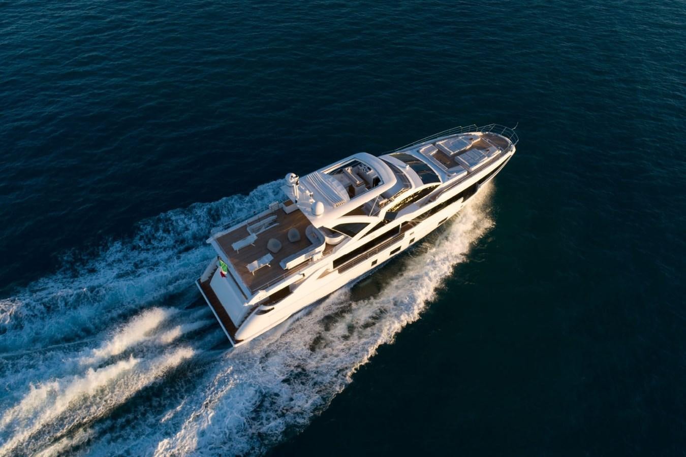 a boat on the water aboard ALBA Yacht for Sale