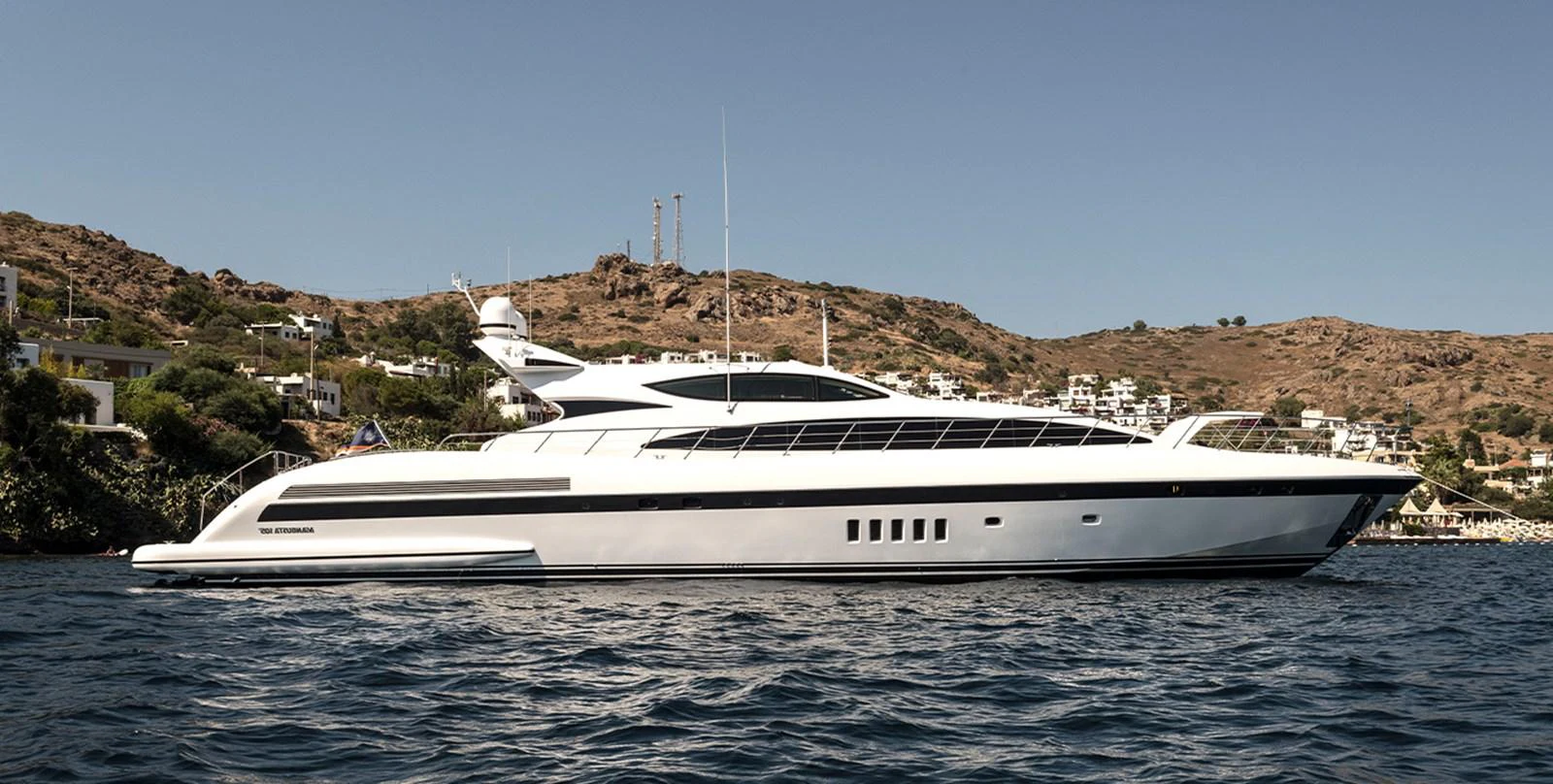 a boat on the water aboard DANUSH Yacht for Sale