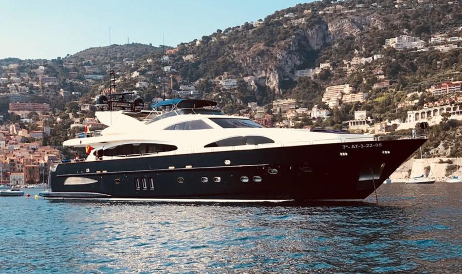 a boat on the water aboard MARIA JOSE Yacht for Sale