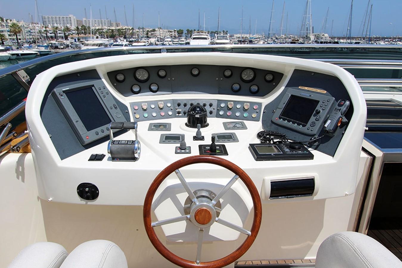 the cockpit of a plane aboard MARIA JOSE Yacht for Sale