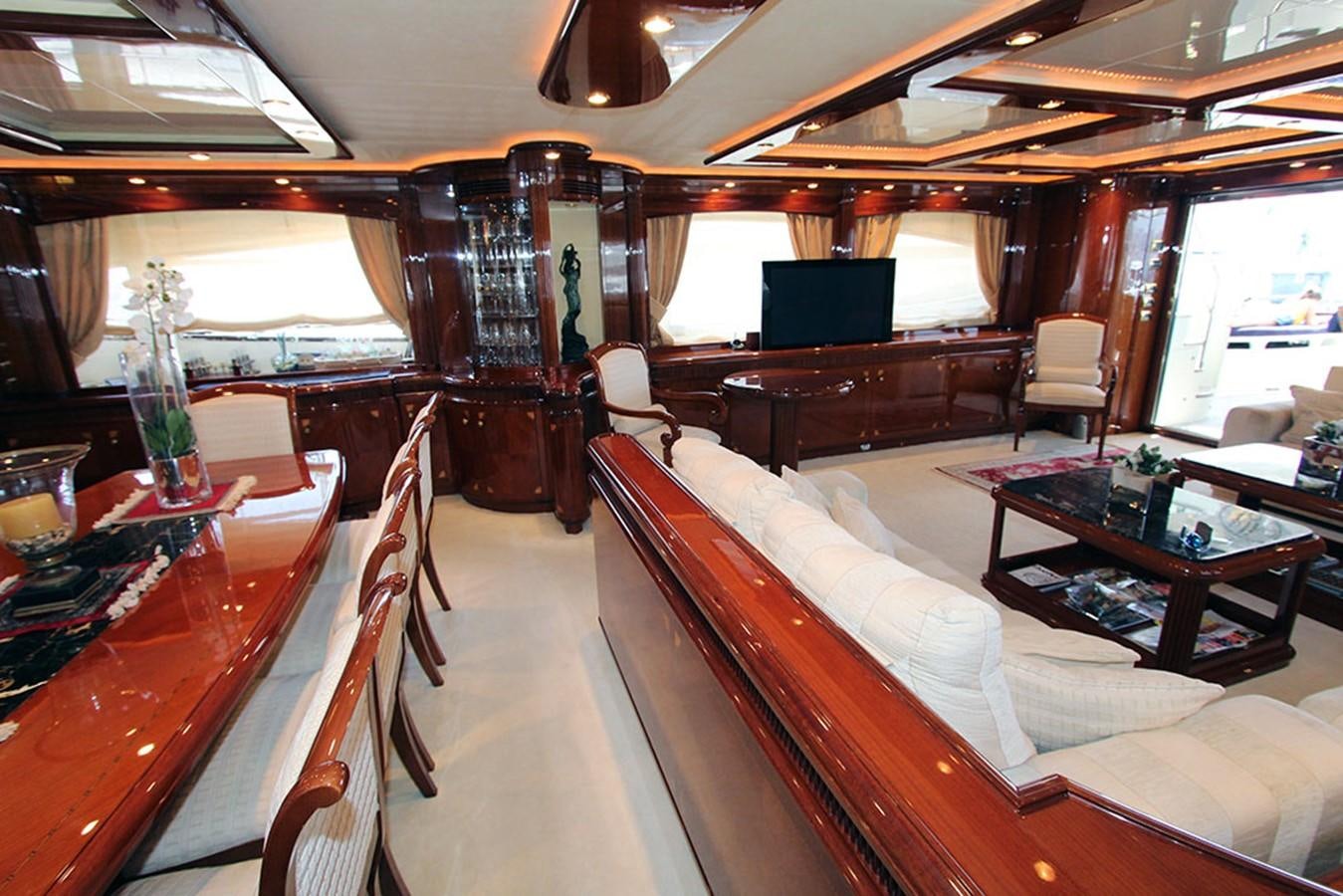 inside of a train aboard MARIA JOSE Yacht for Sale