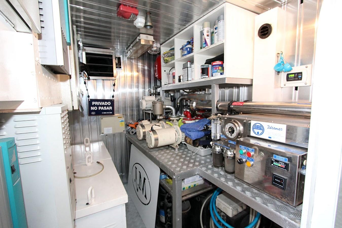 a room with machinery and equipment aboard MARIA JOSE Yacht for Sale