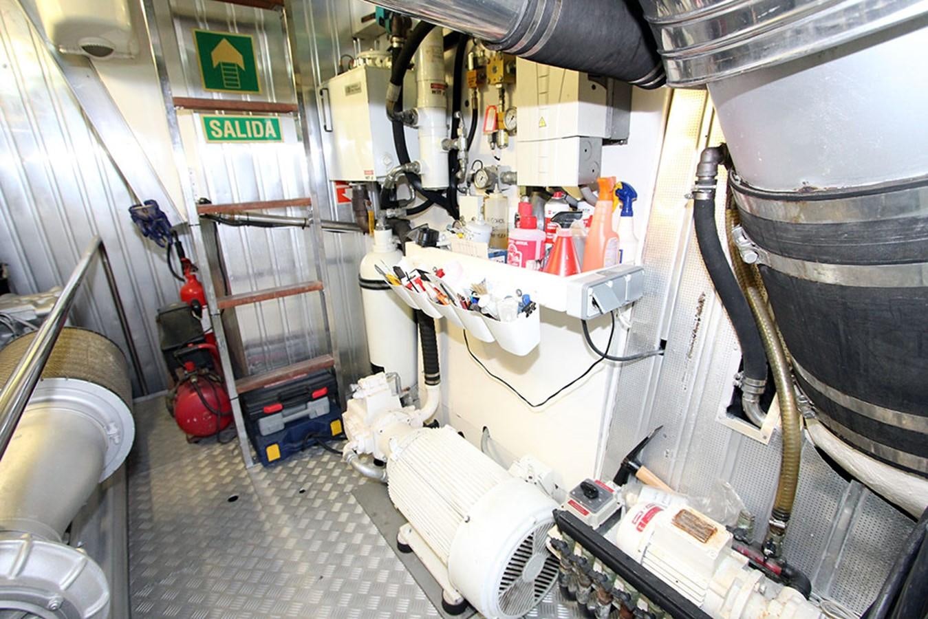 a room with machinery aboard MARIA JOSE Yacht for Sale