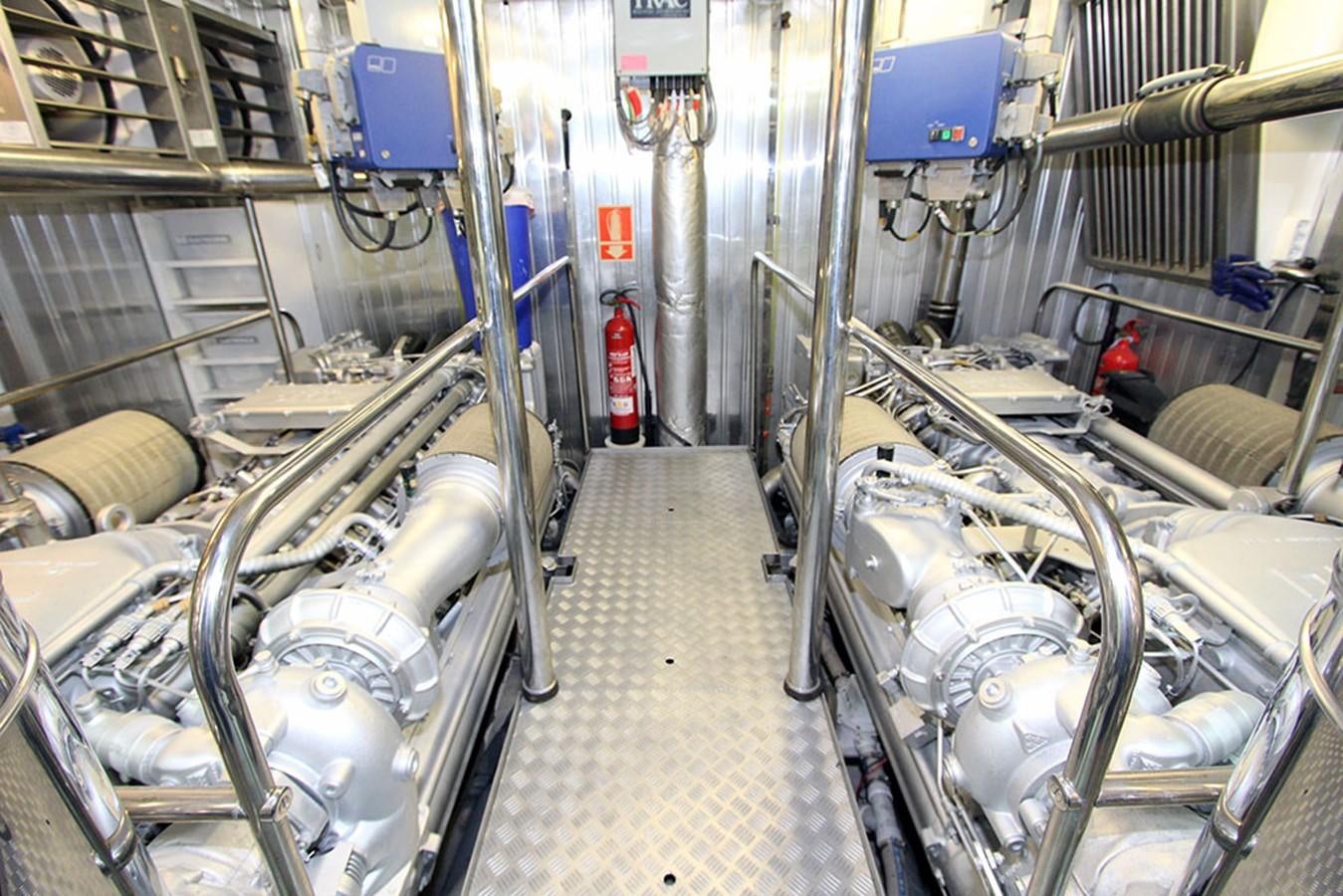 a room with machinery aboard MARIA JOSE Yacht for Sale