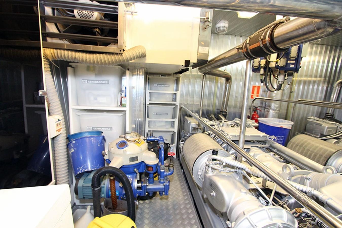 a room with machinery aboard MARIA JOSE Yacht for Sale