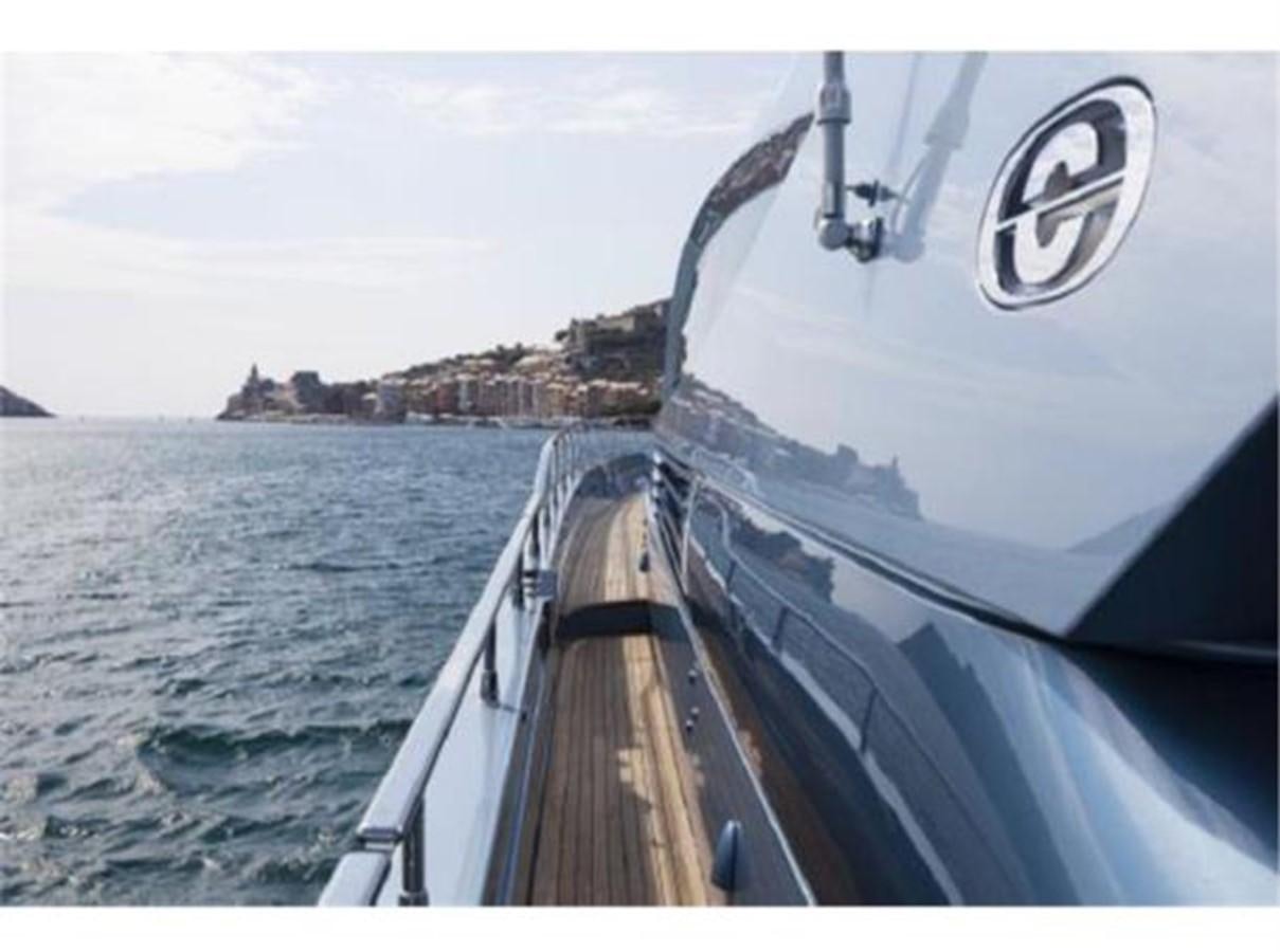 the front of a boat aboard FRANCESCA Yacht for Sale