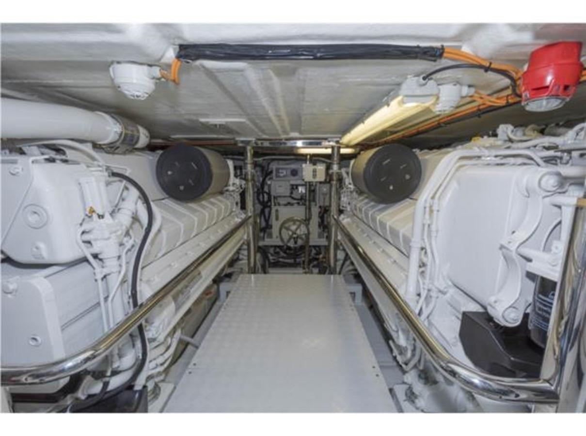 a large factory with large machinery aboard FRANCESCA Yacht for Sale