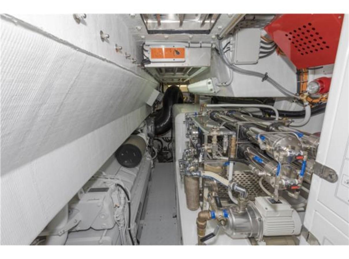 a close-up of a machine aboard FRANCESCA Yacht for Sale