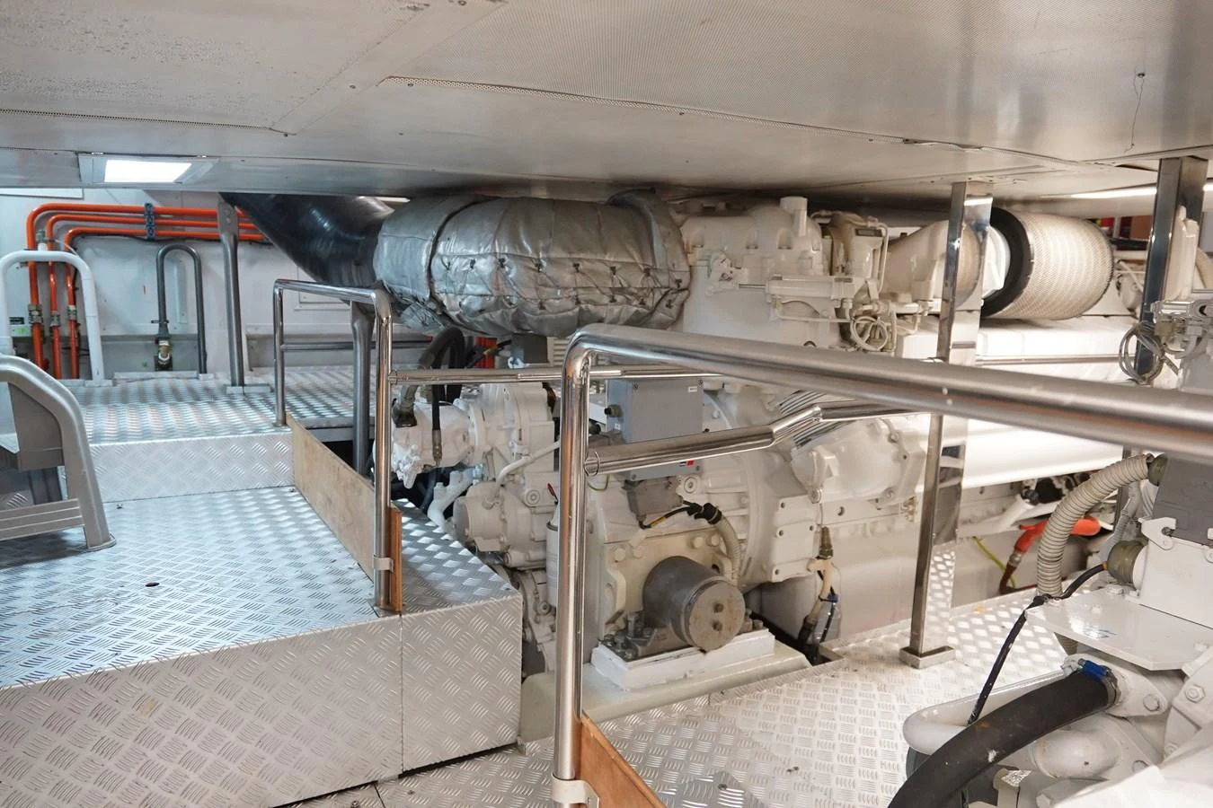 a large factory with machinery aboard AQUARIUS Yacht for Sale