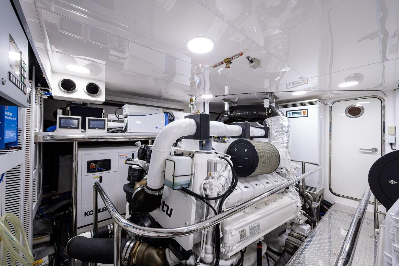 a machine in a room aboard ZEPHYR Yacht for Sale