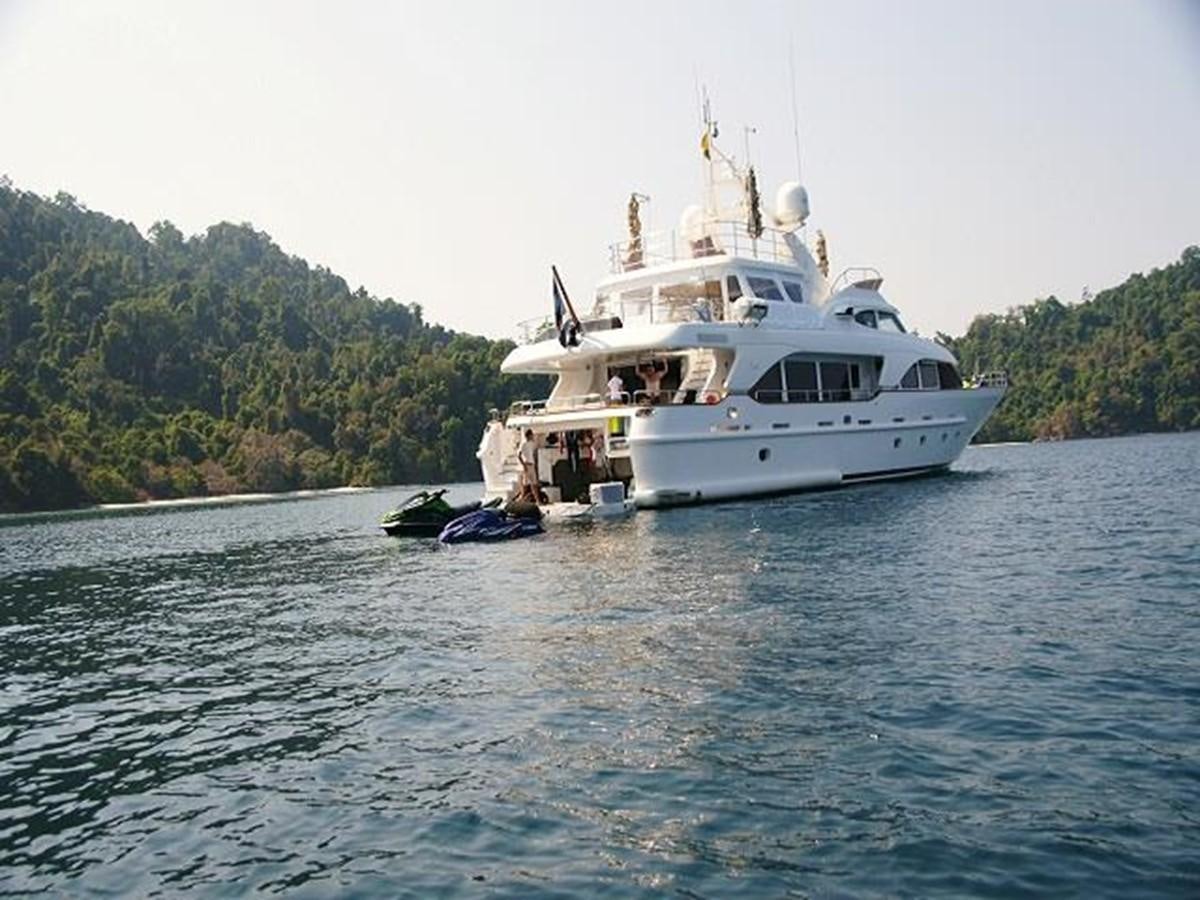 a boat on the water aboard BENETTI TRADITION 100 Yacht for Sale