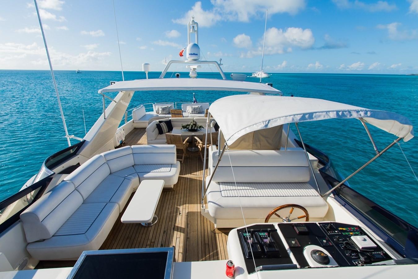 a boat on the water aboard NO NAME AZIMUT 100 JUMBO Yacht for Sale