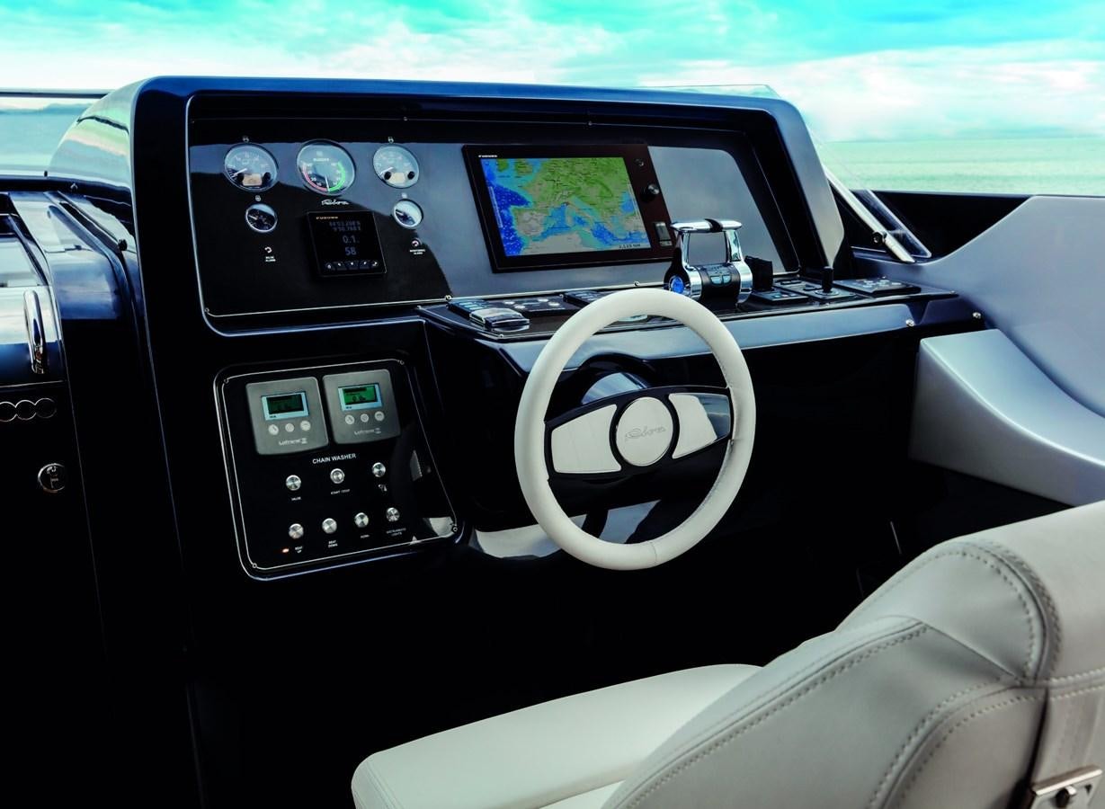 the interior of a car aboard BESO Yacht for Sale