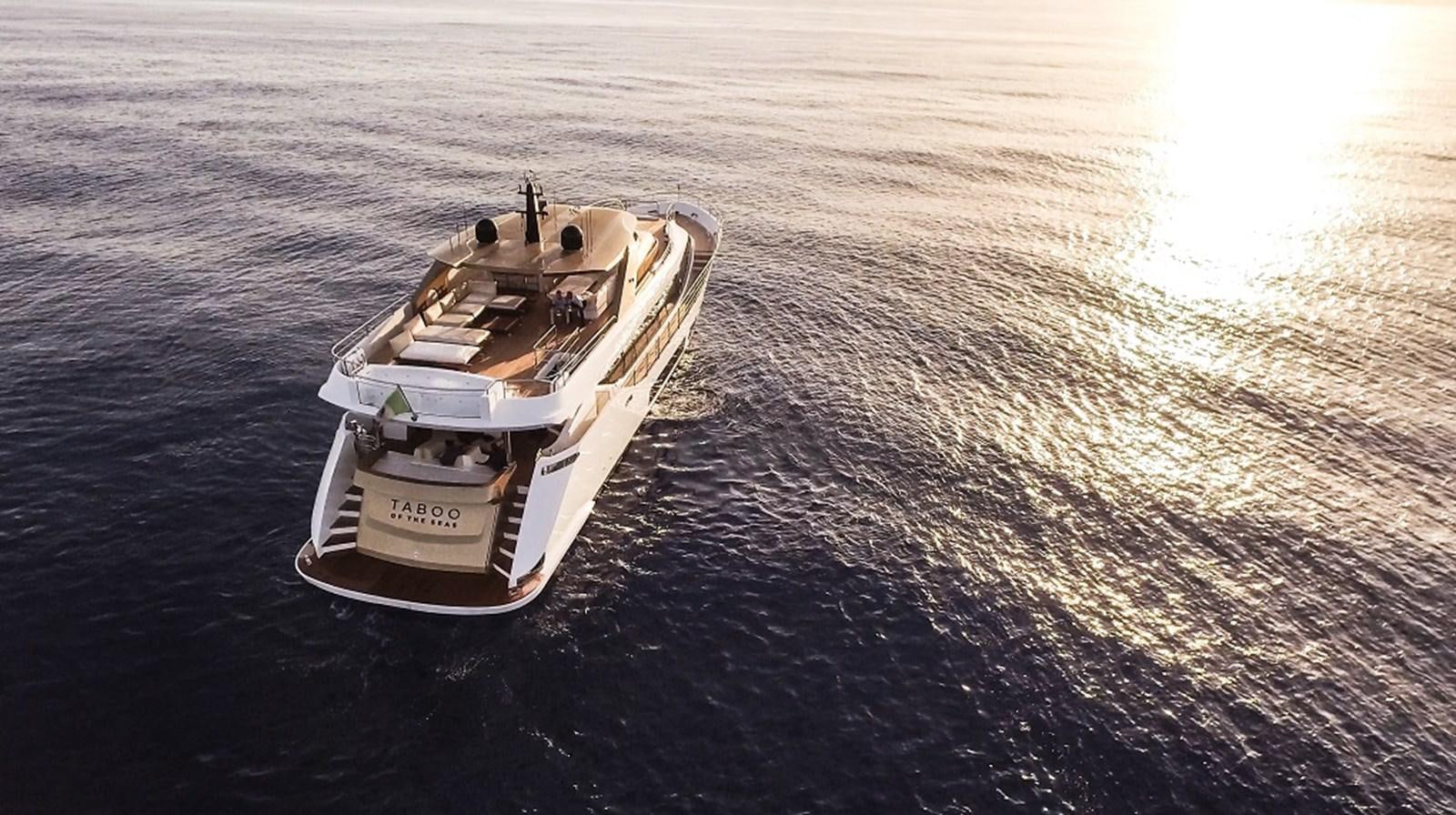 a boat on the water aboard TABOO OF THE SEAS Yacht for Sale