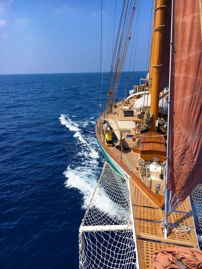 a boat on the water aboard DALLINGHOO Yacht for Sale