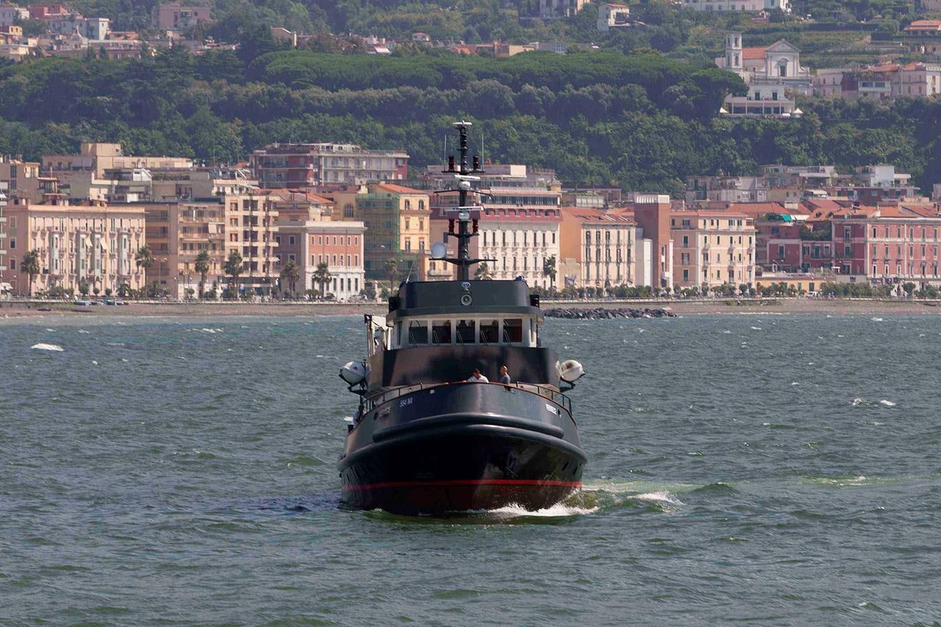 a boat on the water aboard VERVECE Yacht for Charter
