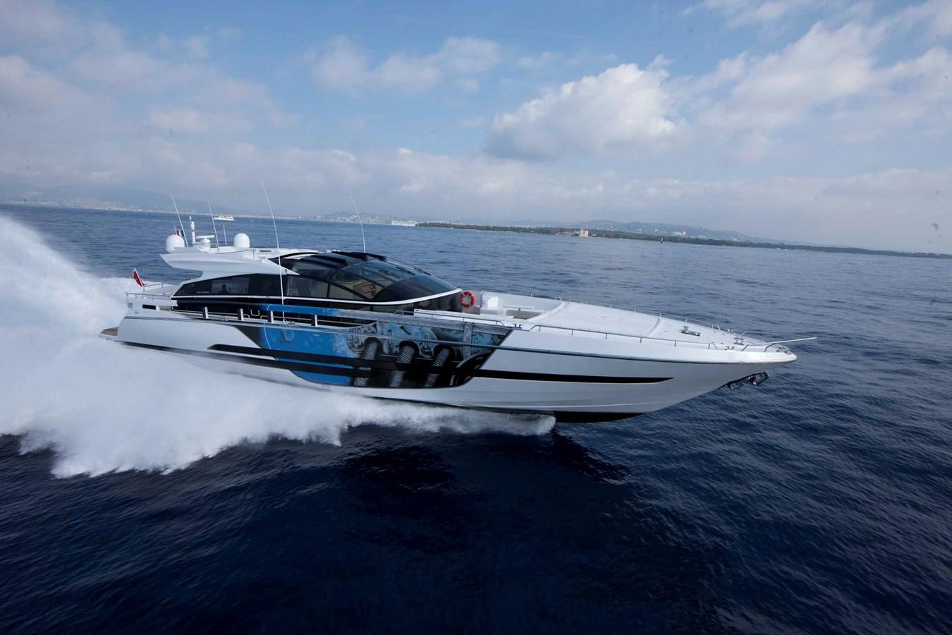a boat on the water aboard ASTRO Yacht for Sale