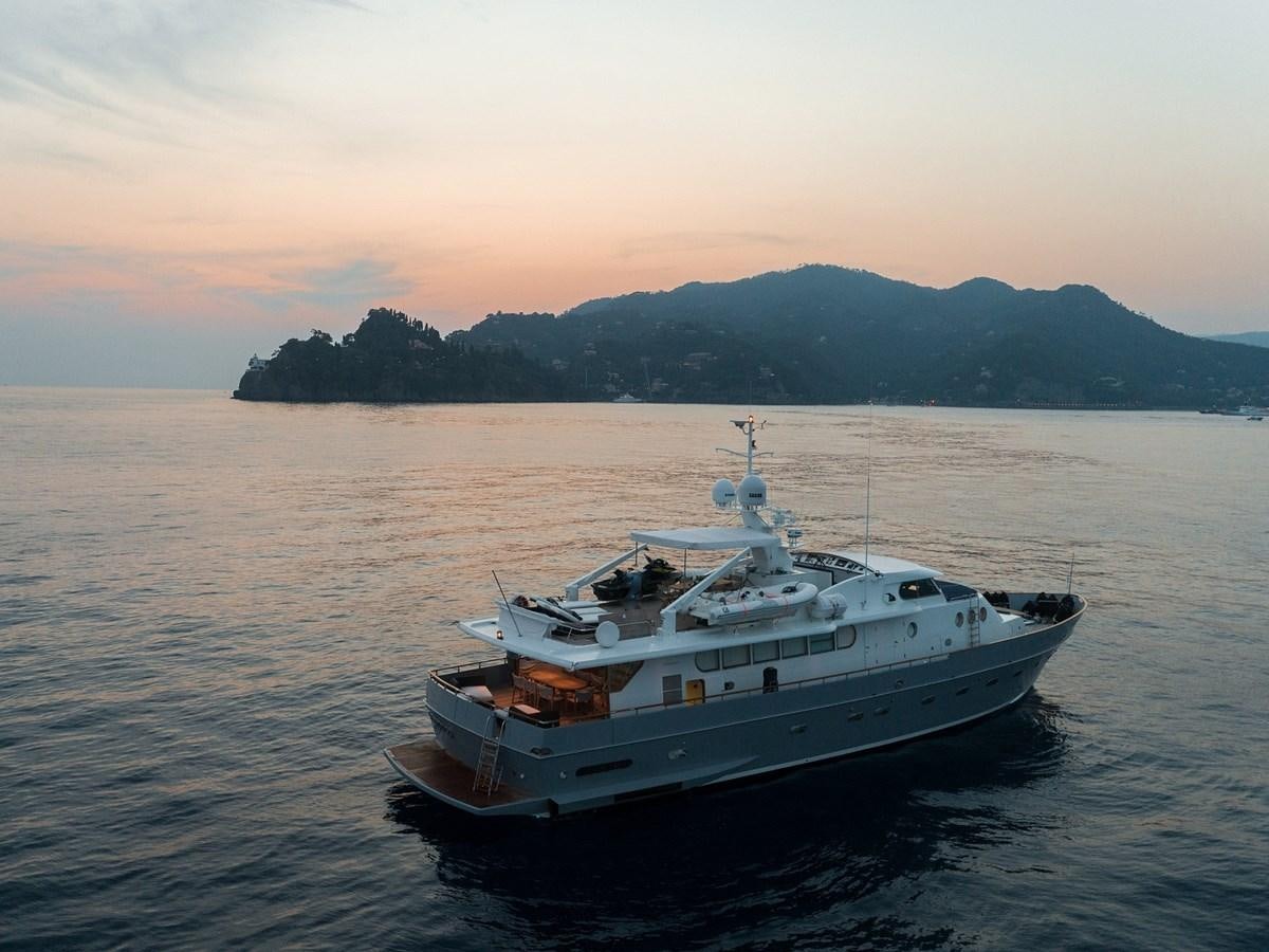 a boat in the water aboard PAOLUCCI Yacht for Sale