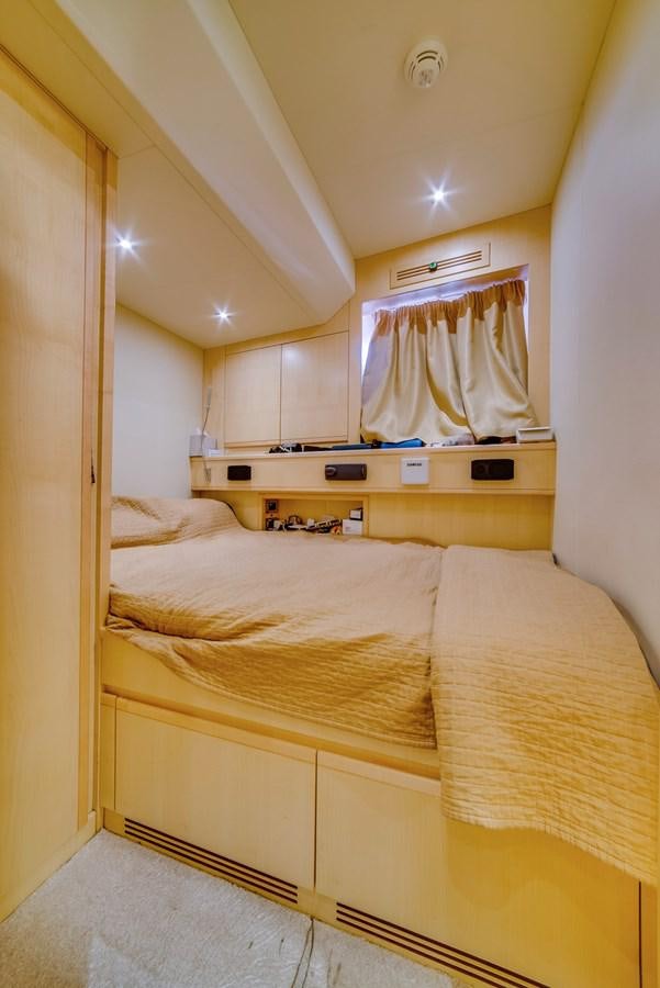 a bed in a room aboard GERRY'S FERRY Yacht for Sale