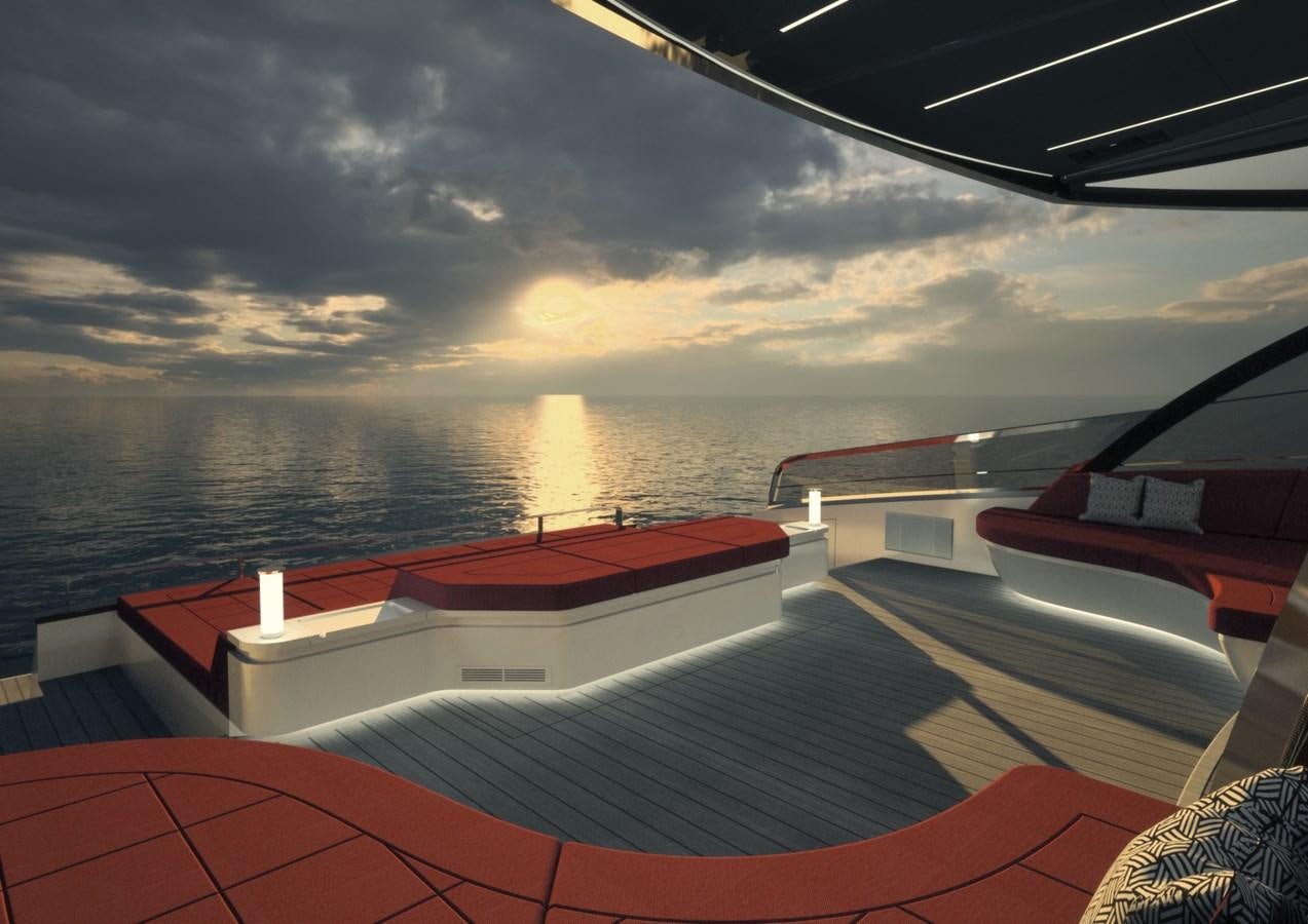 a boat on the water aboard ISA SUPER SPORTIVO 100 GTO Yacht for Sale
