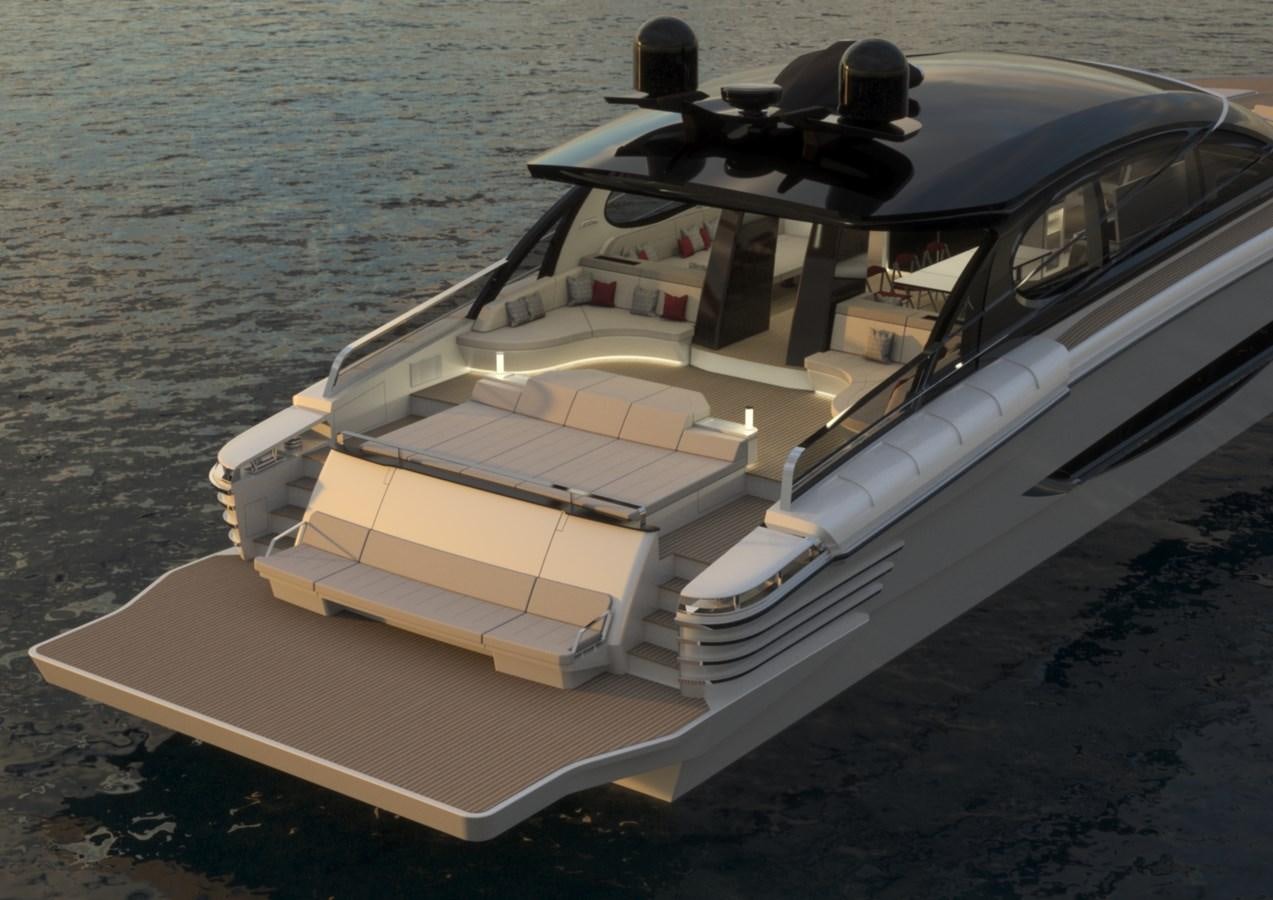 a boat on the water aboard ISA SUPER SPORTIVO 100 GTO Yacht for Sale