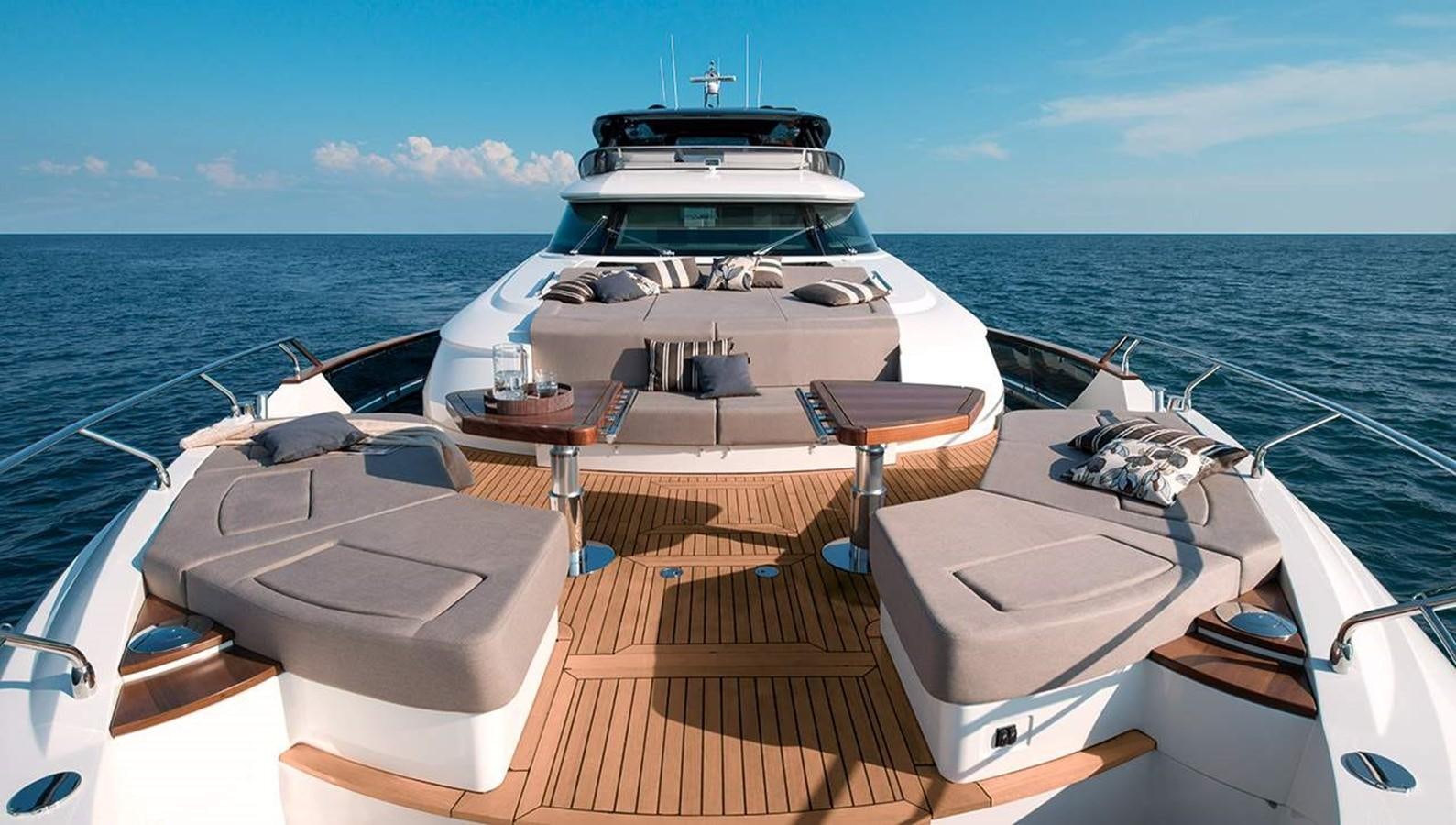 a boat on the water aboard MONTE CARLO YACHTS MCY 96 Yacht for Sale