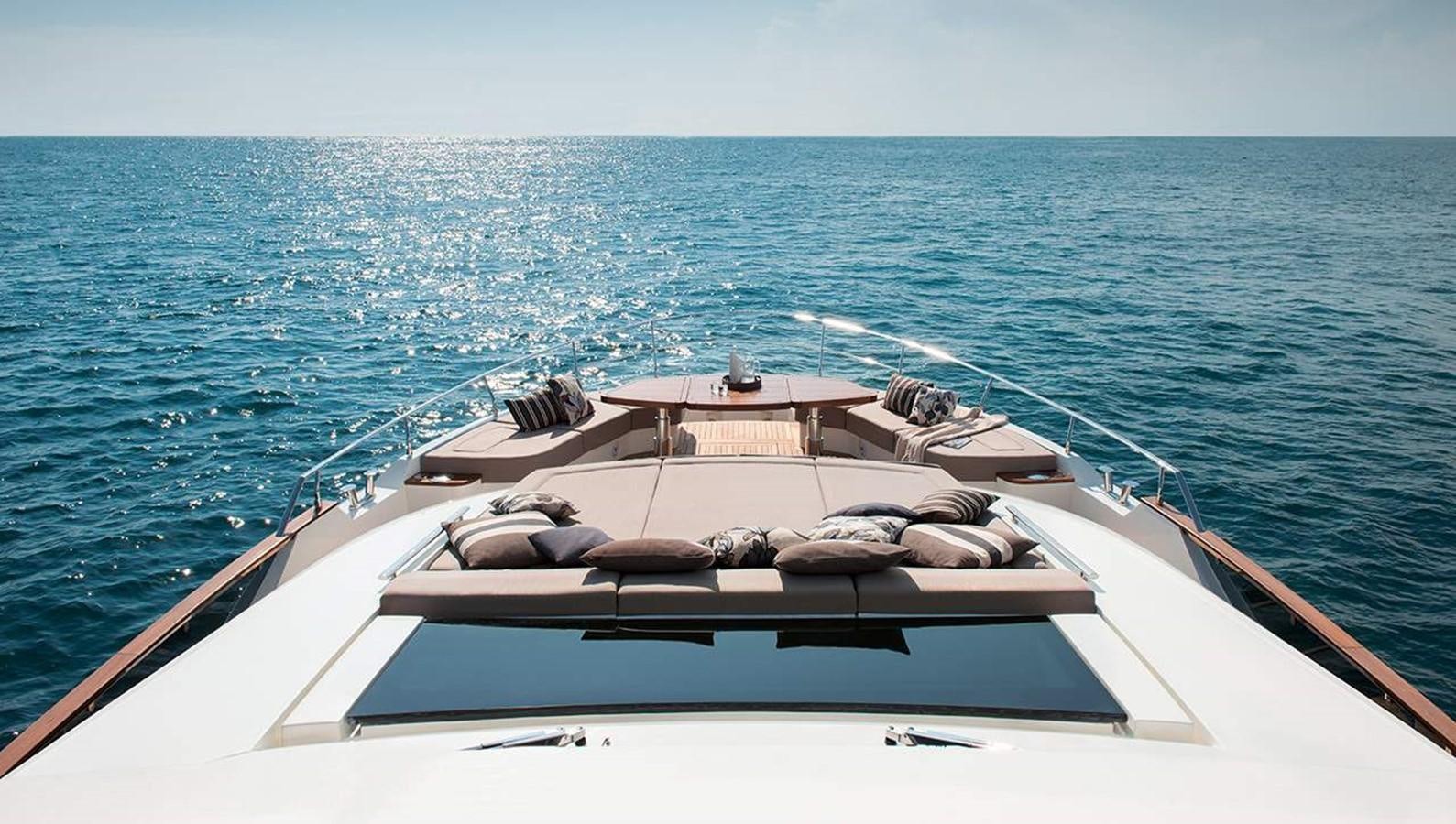 a boat on the water aboard MONTE CARLO YACHTS MCY 96 Yacht for Sale