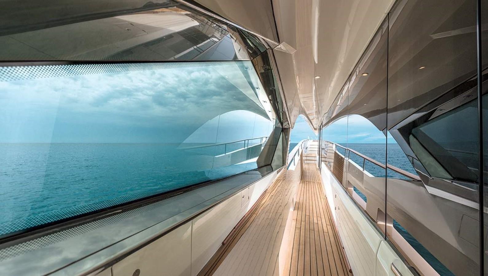 a boat on the water aboard MONTE CARLO YACHTS MCY 96 Yacht for Sale