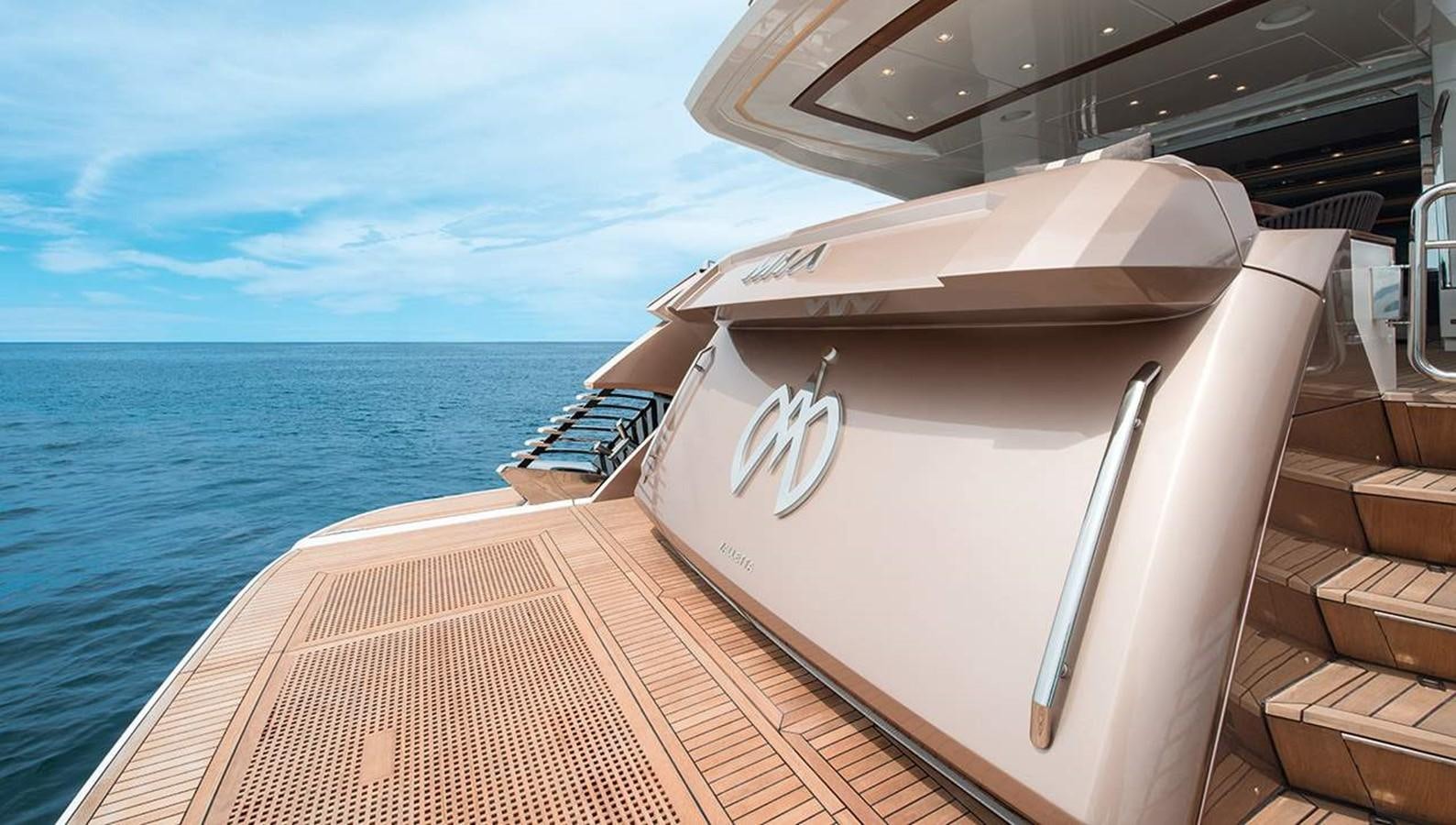 a boat on the water aboard MONTE CARLO YACHTS MCY 96 Yacht for Sale