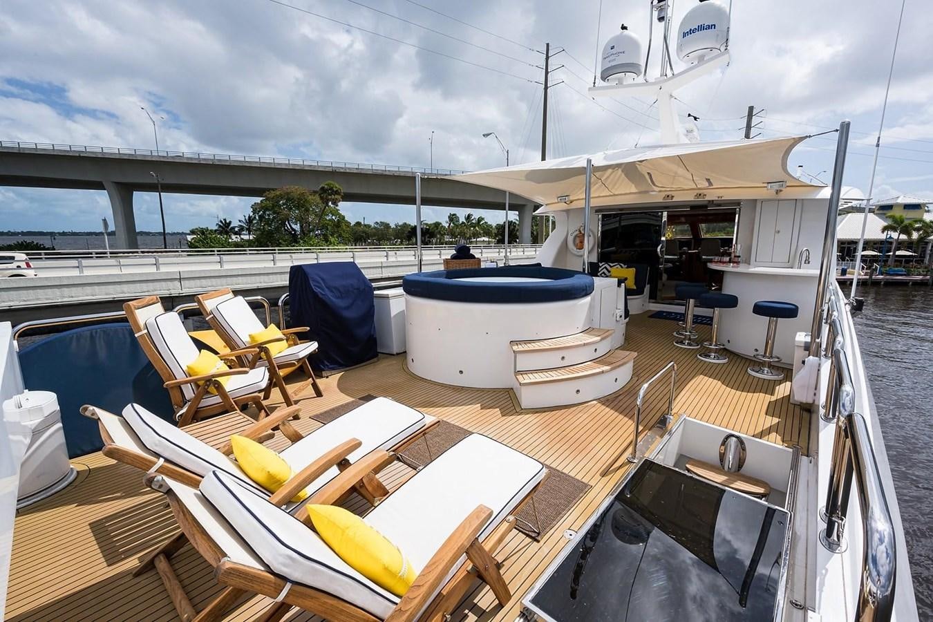 a boat on the water aboard OSSUM DREAM Yacht for Sale