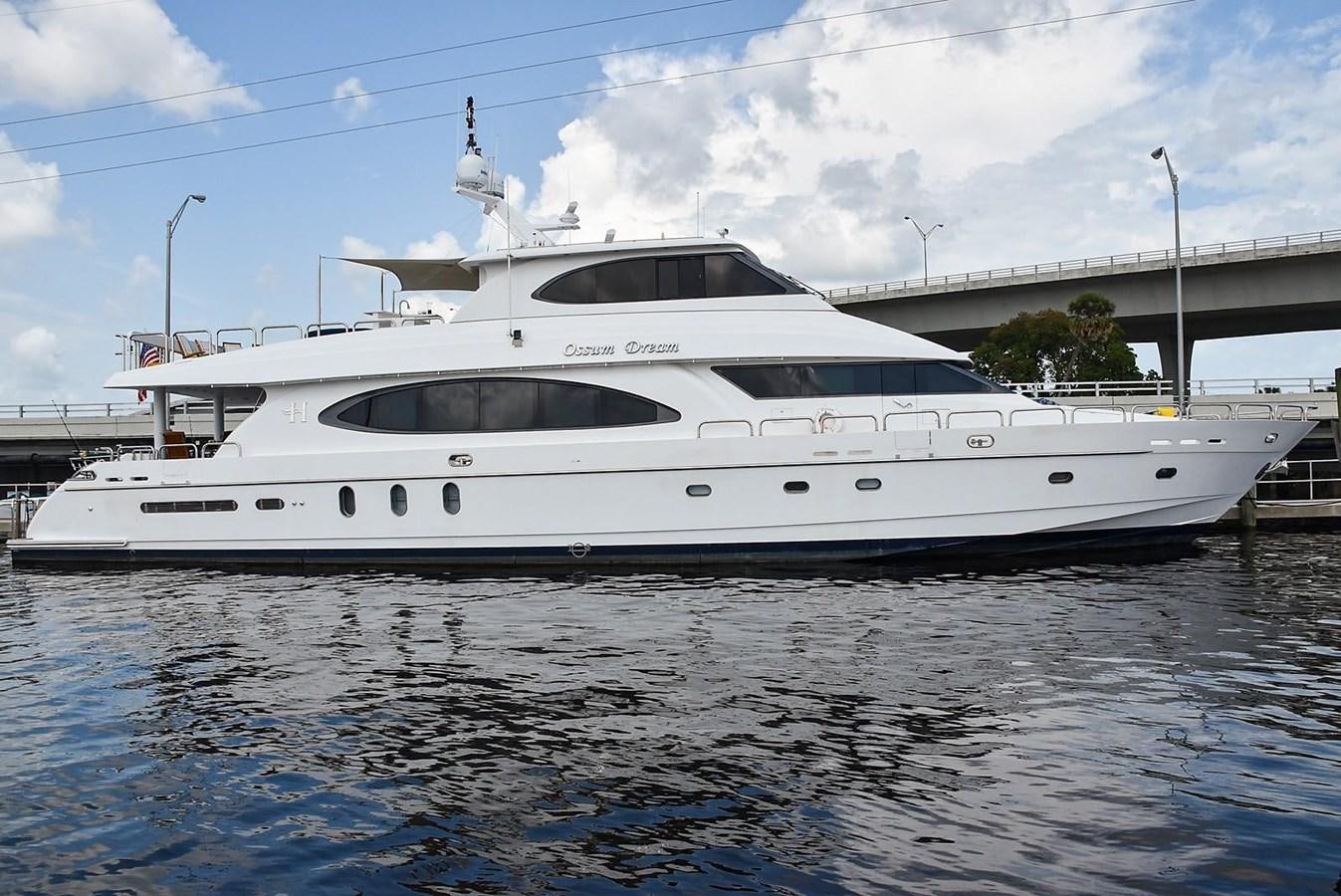 a white yacht in the water aboard OSSUM DREAM Yacht for Sale