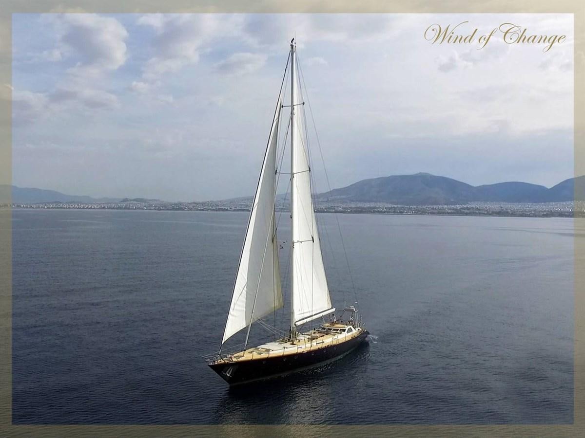 a sailboat on the water aboard WIND OF CHANGE Yacht for Sale