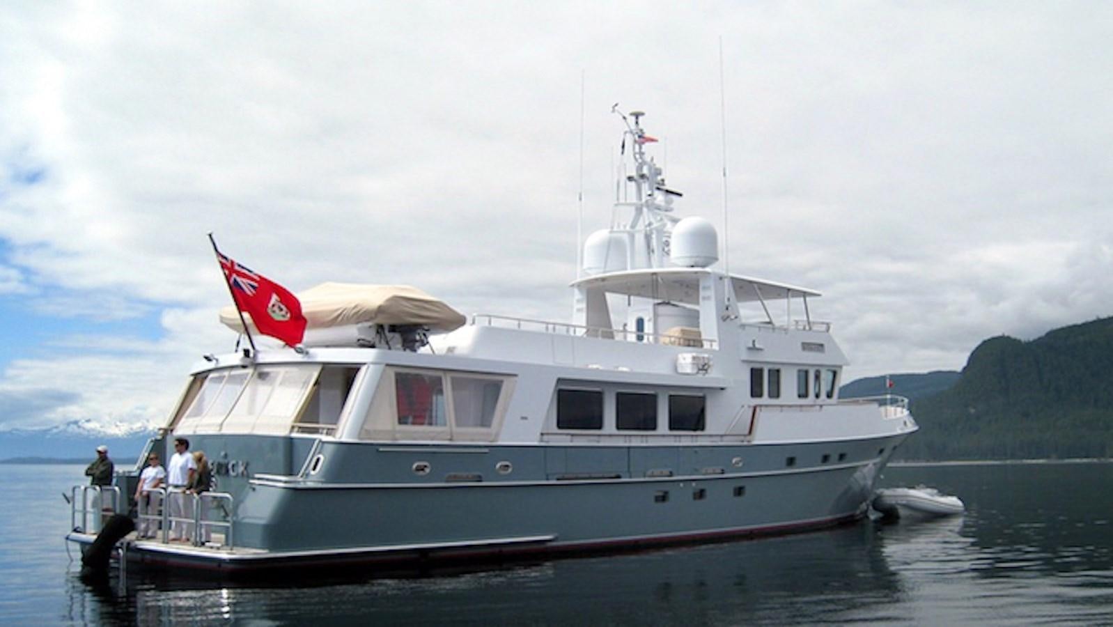 a boat with people on it aboard MAVERICK Yacht for Sale