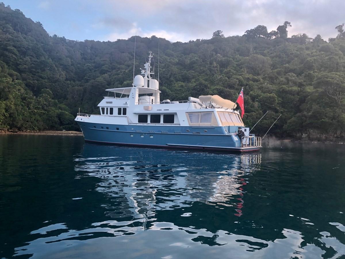 a boat on the water aboard MAVERICK Yacht for Sale
