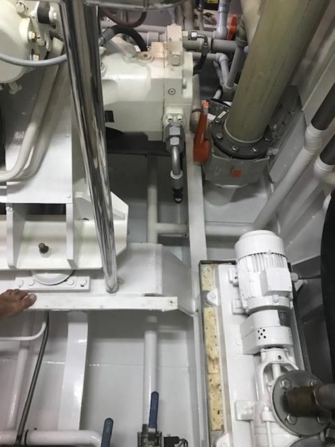 a machine with wires aboard MAVERICK Yacht for Sale