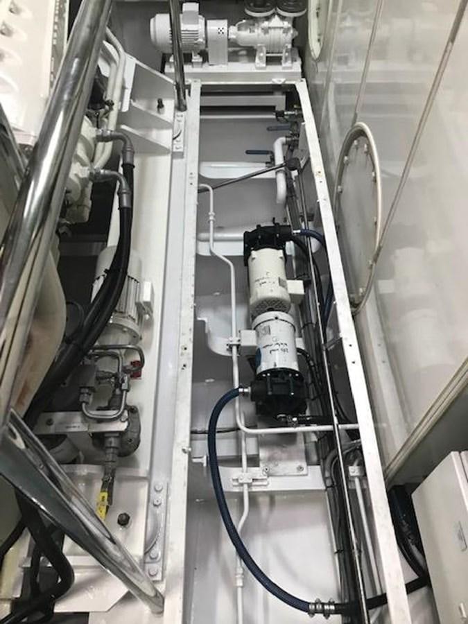 a close-up of a machine aboard MAVERICK Yacht for Sale