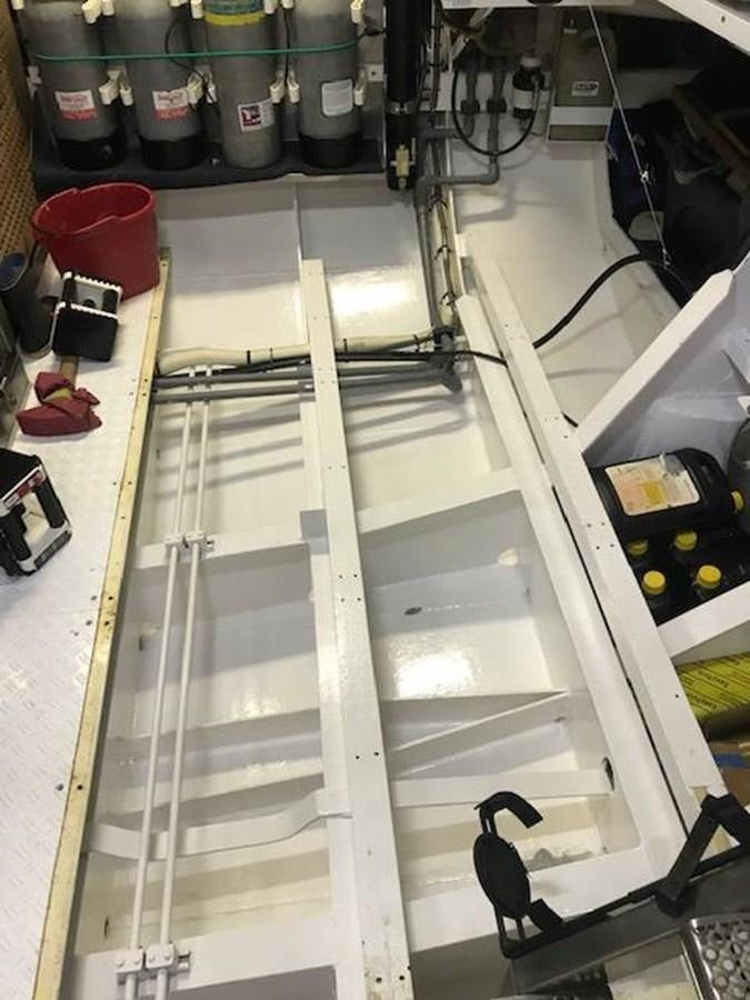 a machine with wires aboard MAVERICK Yacht for Sale