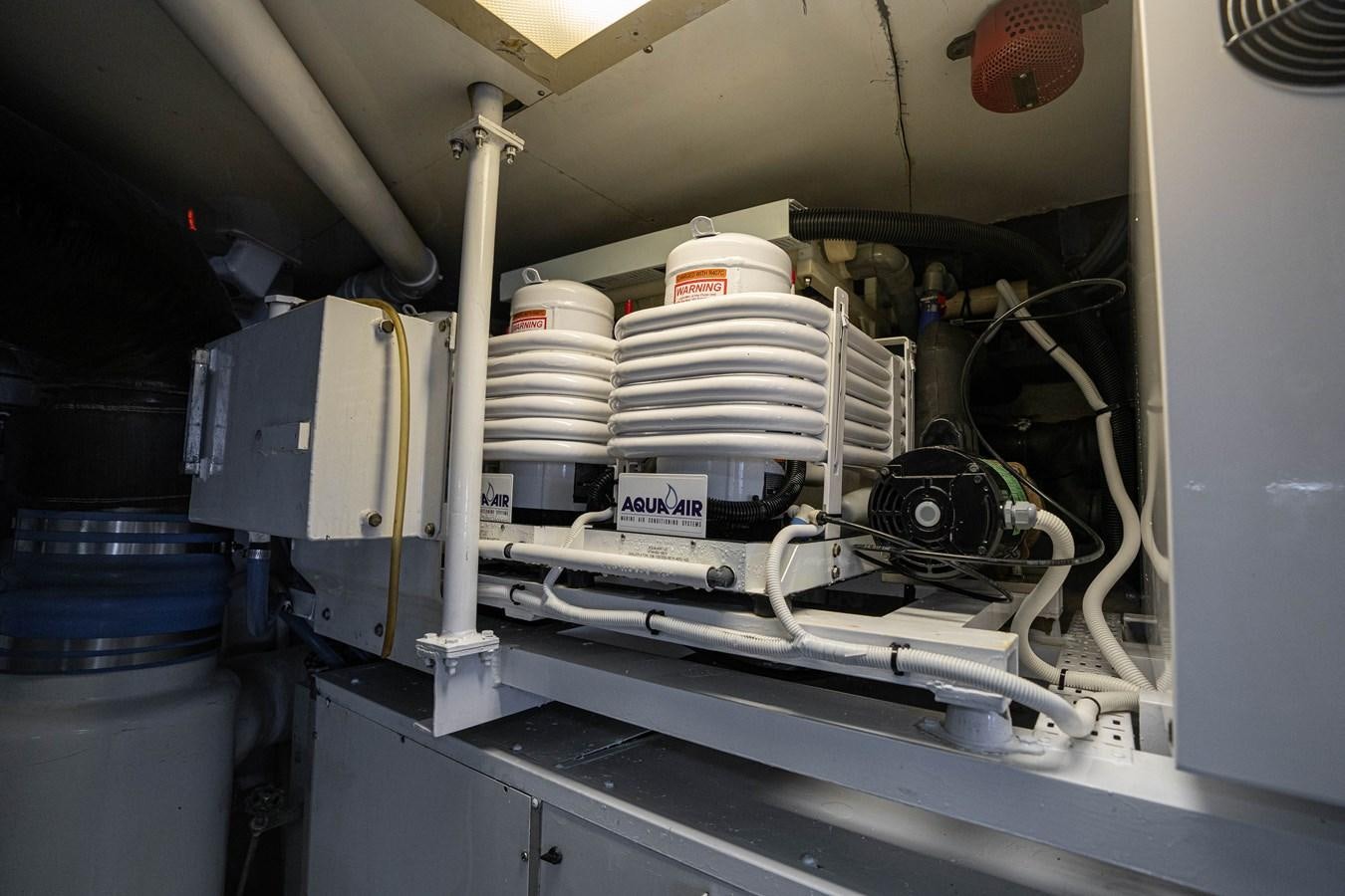 a machine with a lot of wires aboard CARPE DIEM Yacht for Sale