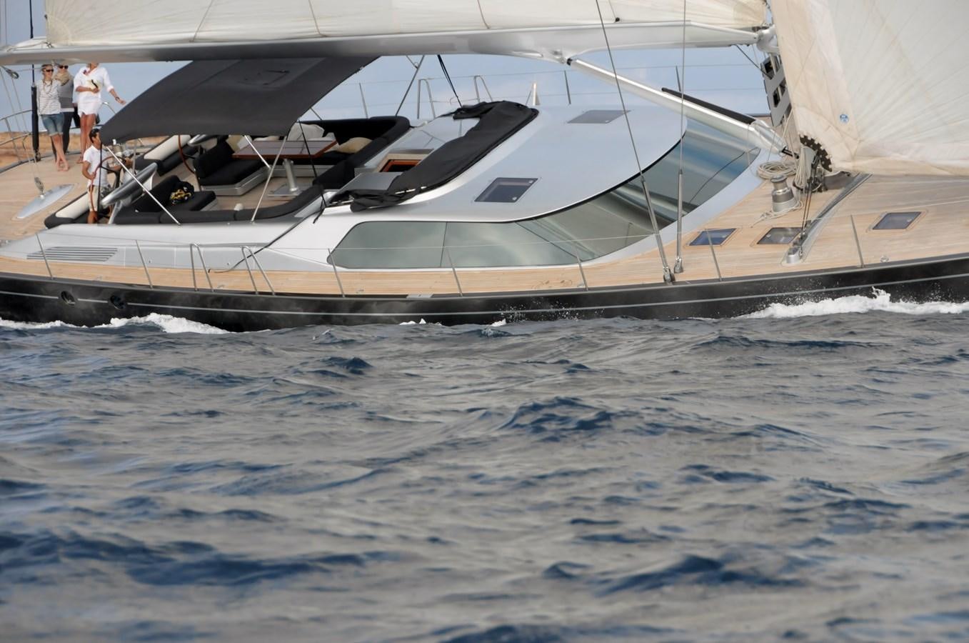a boat in the water aboard FREE AT LAST Yacht for Sale