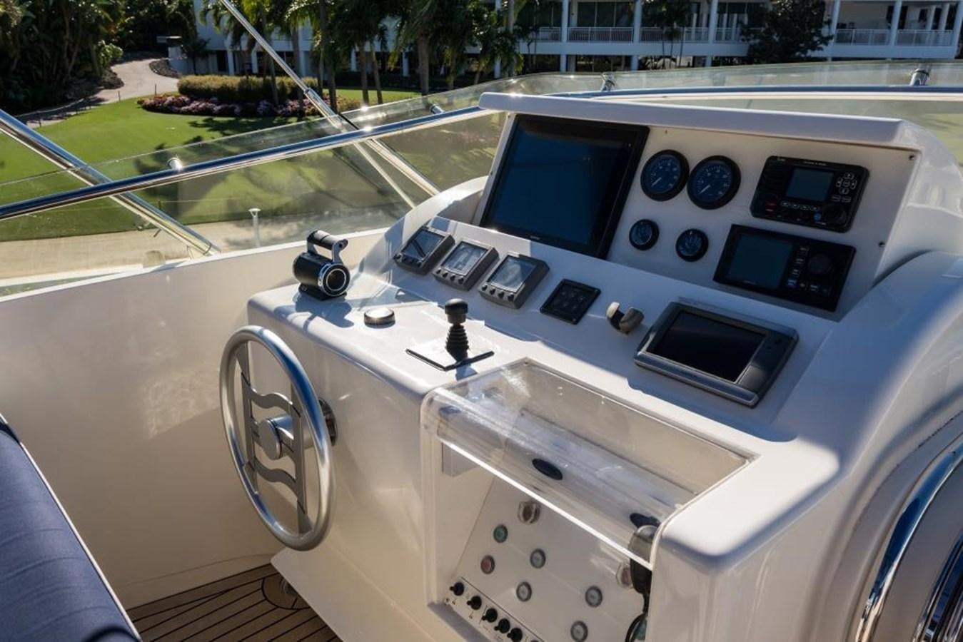 the inside of a car aboard TOMORROW WE RIDE Yacht for Sale