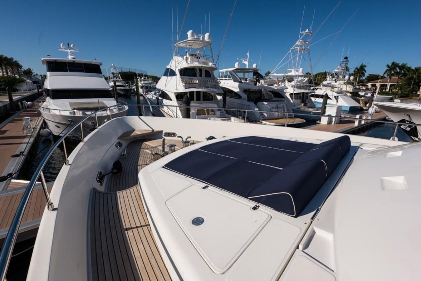 a group of boats are parked in a harbor aboard TOMORROW WE RIDE Yacht for Sale