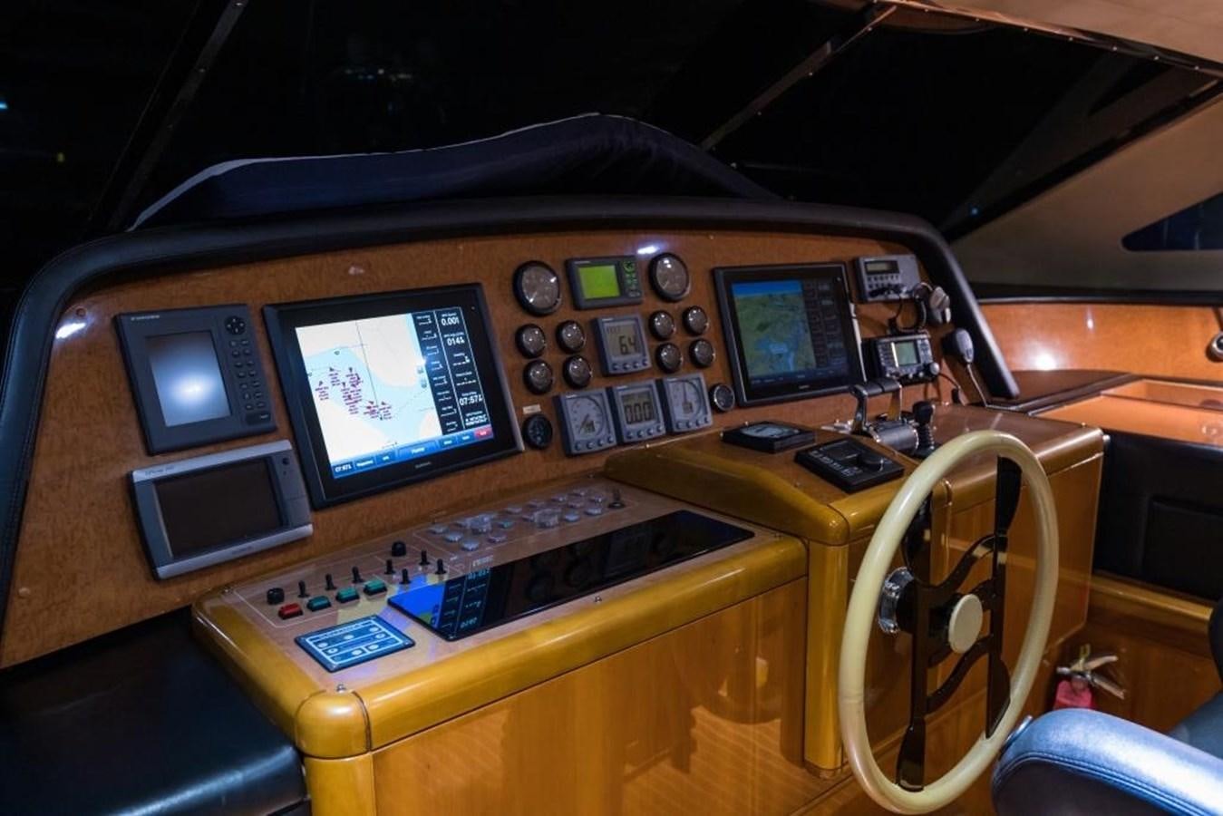 a cockpit of an airplane aboard TOMORROW WE RIDE Yacht for Sale
