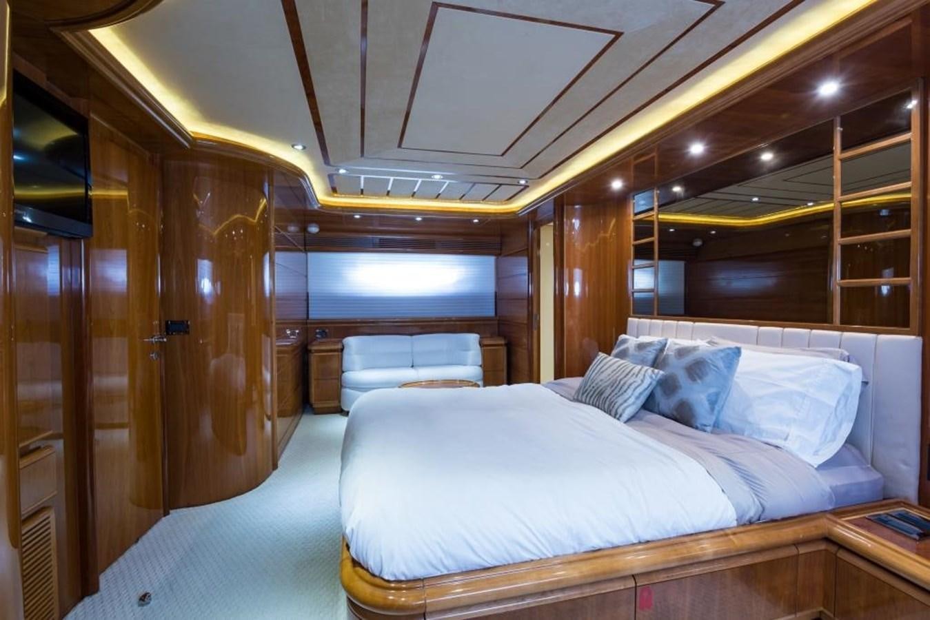 a bed in a train aboard TOMORROW WE RIDE Yacht for Sale