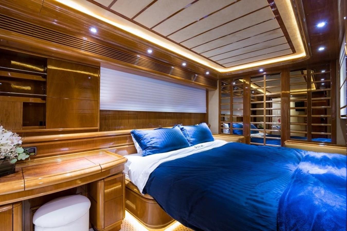 a room with two beds aboard TOMORROW WE RIDE Yacht for Sale