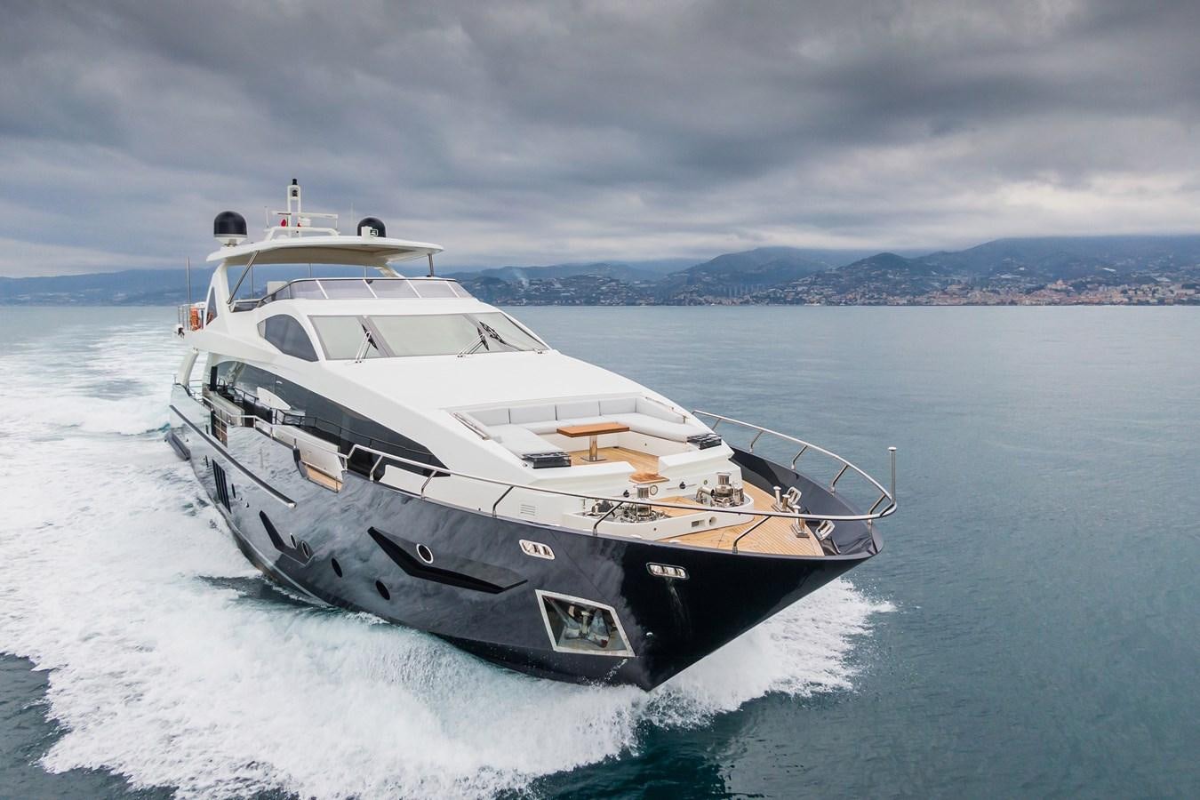 a boat on the water aboard SOLSTICE Yacht for Sale