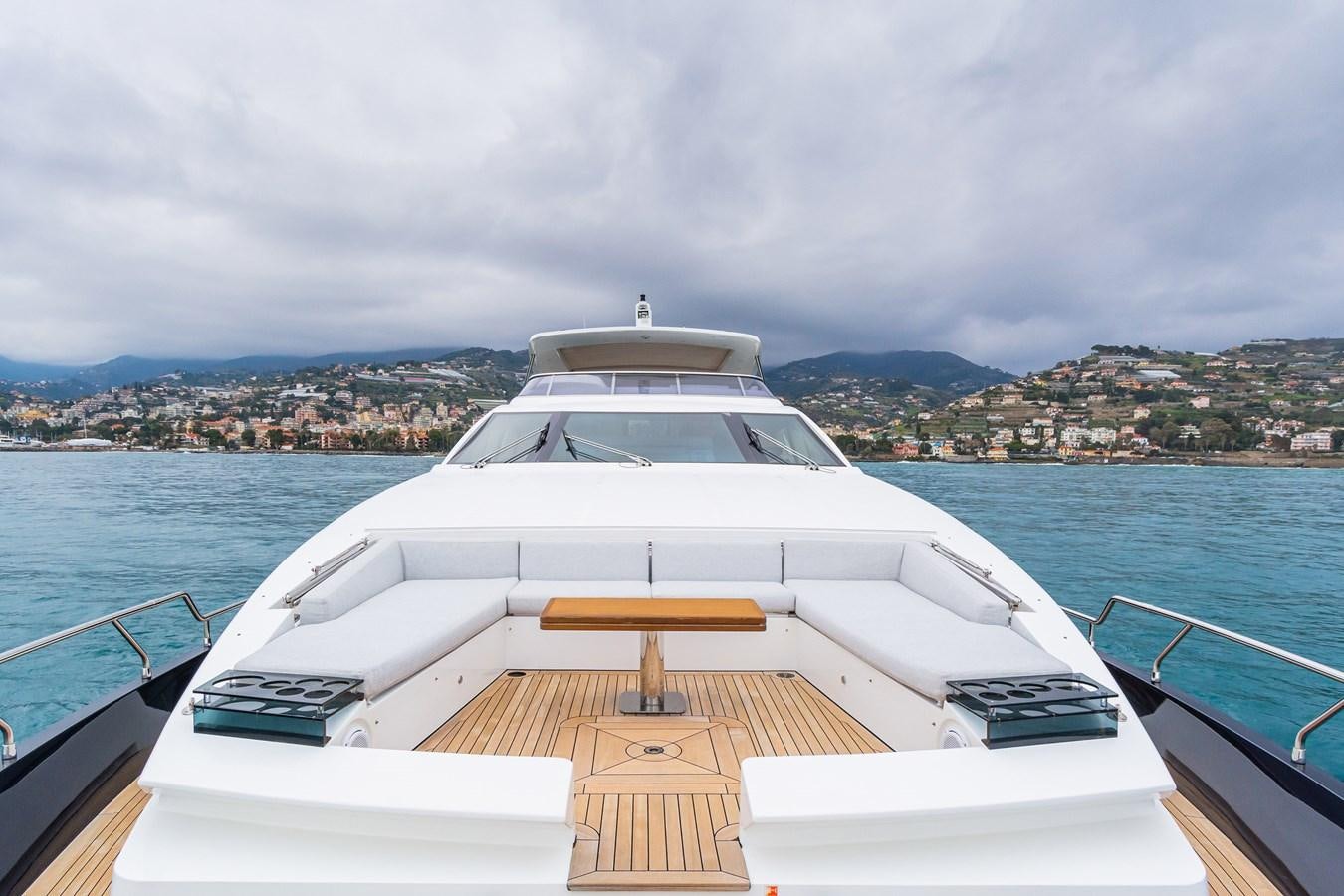 a boat on the water aboard SOLSTICE Yacht for Sale